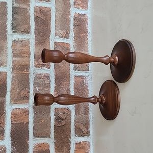Quality Heirloom Vintage Wooden Candle Sticks - ONLY 1 AVAILABLE